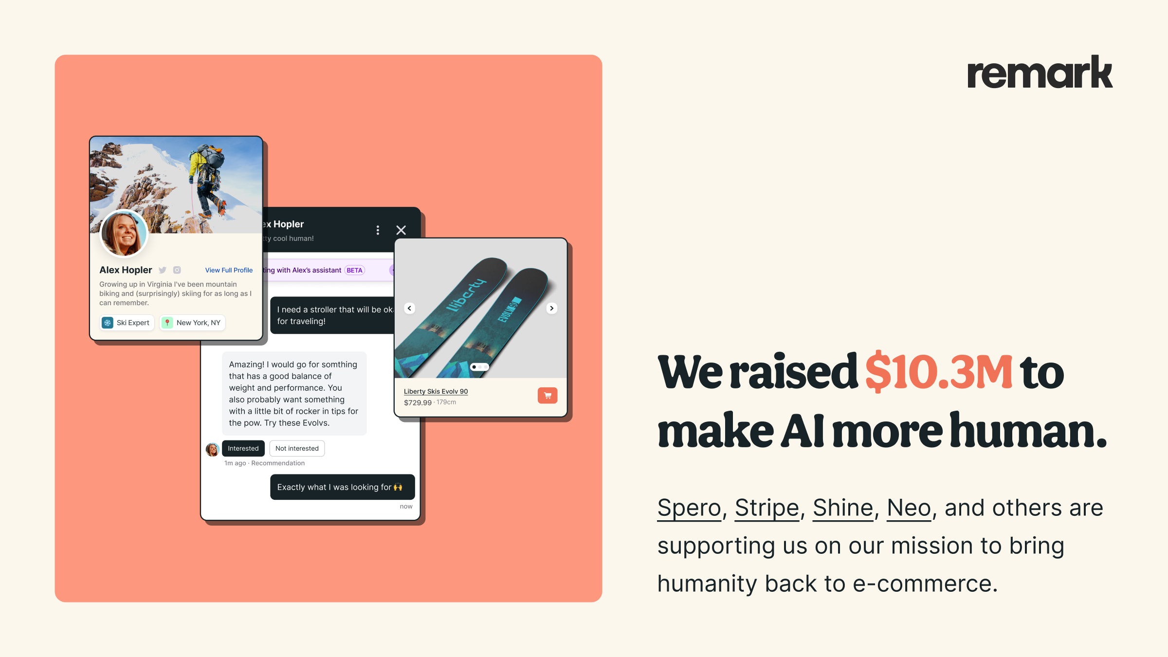 Remark raises 10 3 million to make ai more human remark